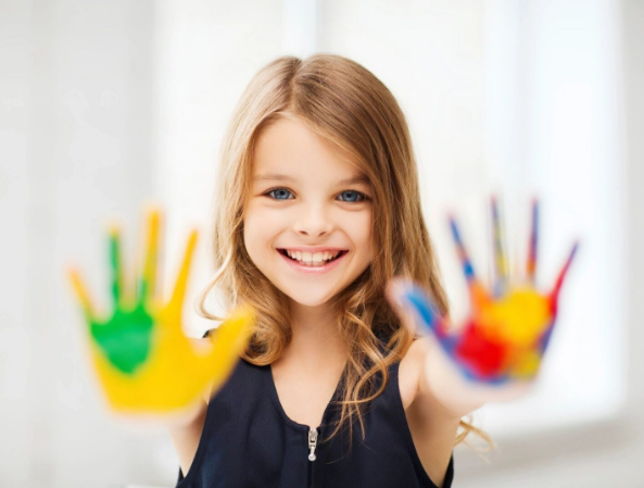 Child in physical therapy session